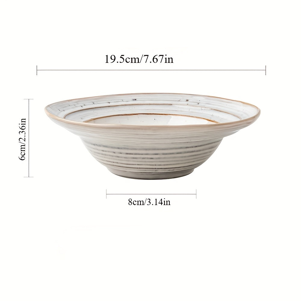 Handmade Ceramic Bowls 2pcs Handmade Ceramic Bowls with Unique Irregular Shapes