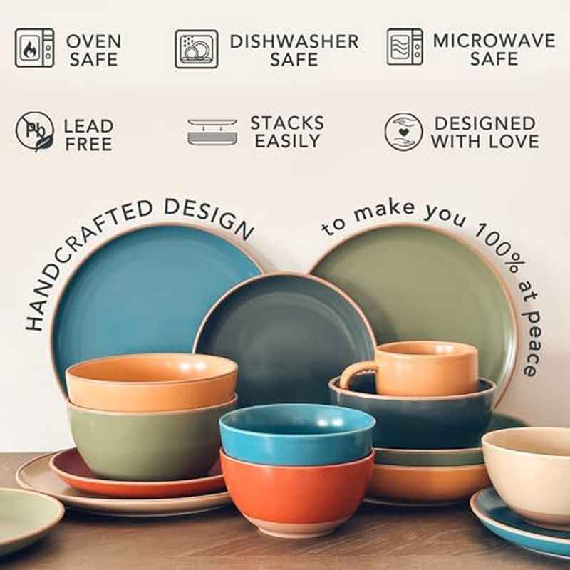 Small Matte Round Plastic Bowls Suitable for Rice, Ice Cream, Soup