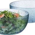 2- 130oz Acrylic Salad Bowls, 9. 5 inch Shatter- Resistant Serving Bowls