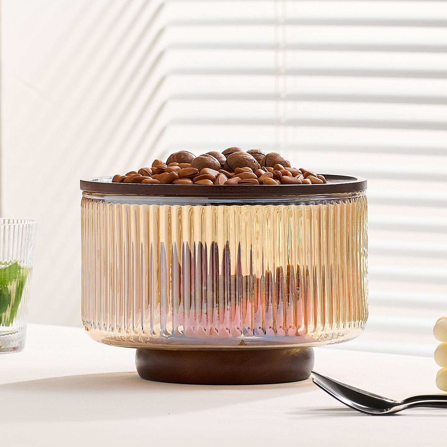 Glass Fruit Bowl Glass Fruit Bowl | Snacks, Candies, Desserts, Salads