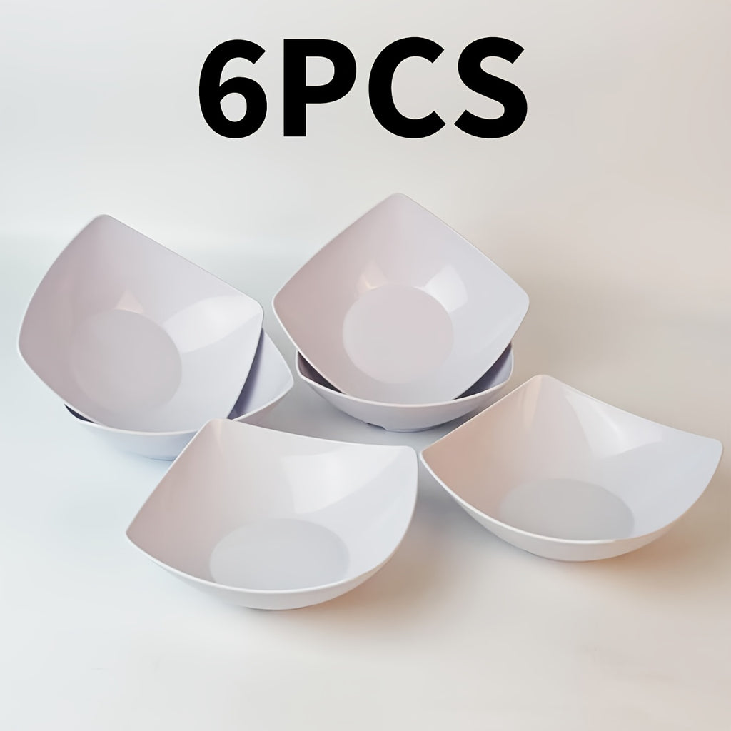 Stackable Dinnerware Bowls 18\u002F6pcs Set Large New Pure White