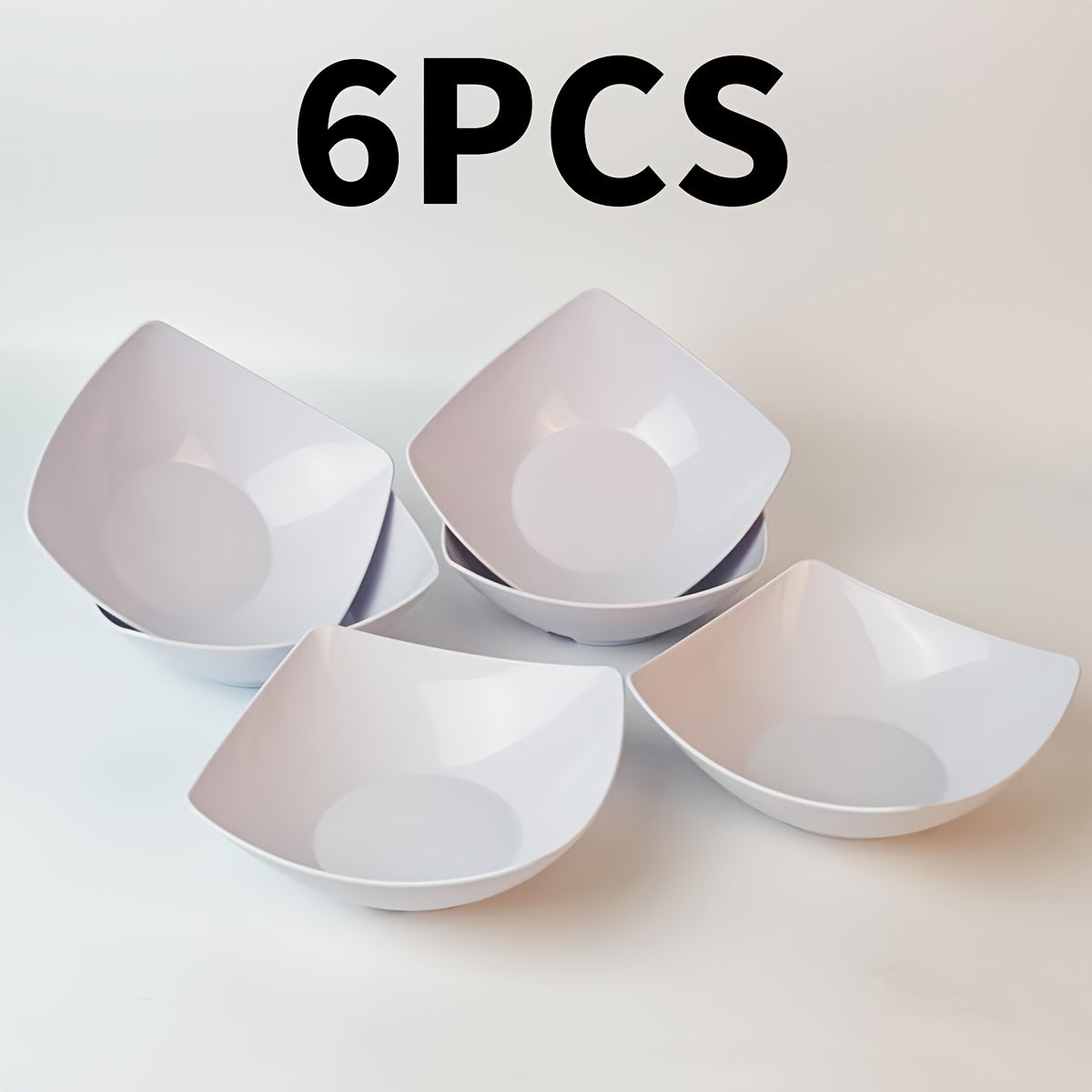Stackable Dinnerware Bowls 18\u002F6pcs Set Large New Pure White