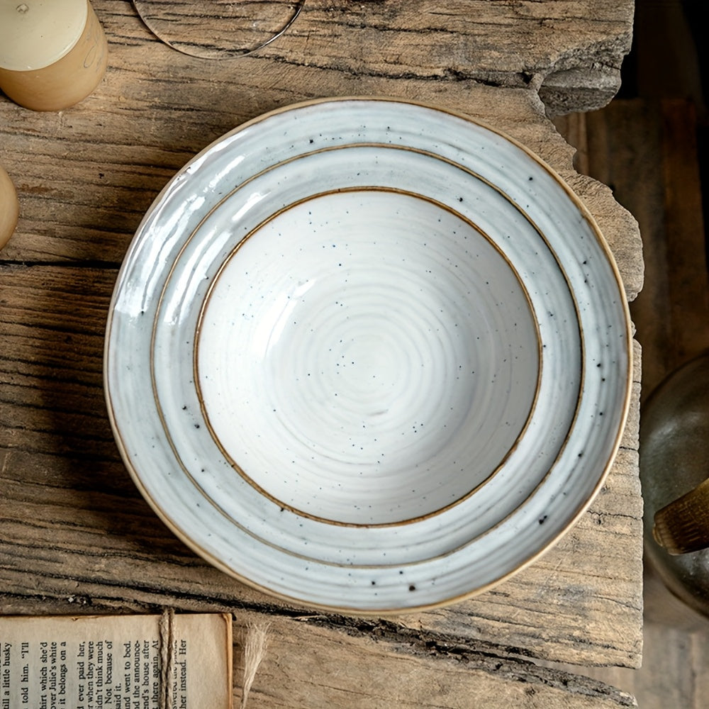 Handmade Ceramic Bowls 2pcs Handmade Ceramic Bowls with Unique Irregular Shapes