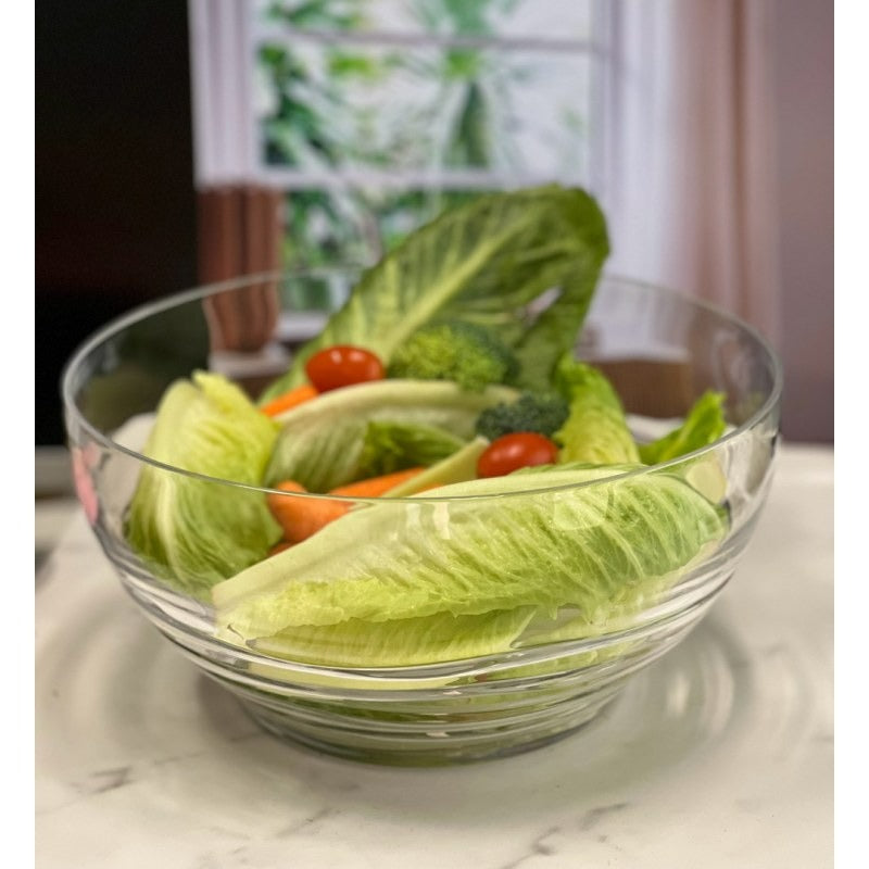Unbreakable Large Plastic Serving Bowls - Shatterproof Stackable Soup