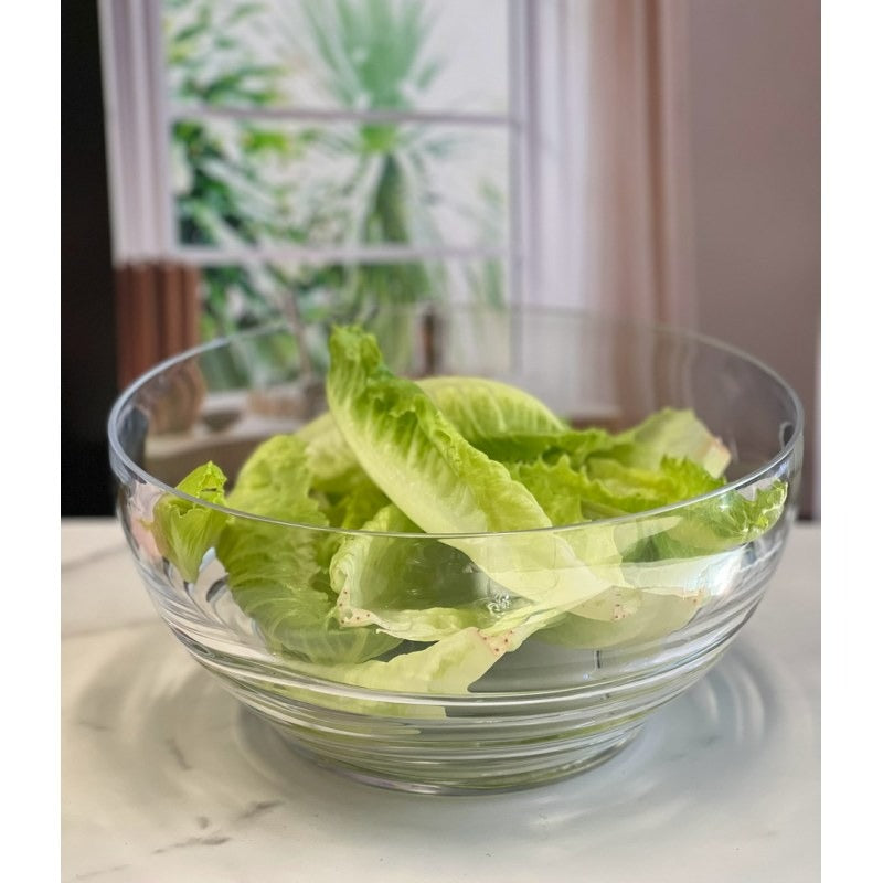 Unbreakable Large Plastic Serving Bowls - Shatterproof Stackable Soup