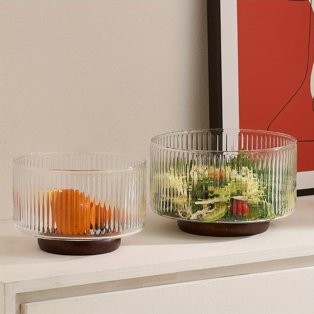 Glass Fruit Bowl Glass Fruit Bowl | Snacks, Candies, Desserts, Salads