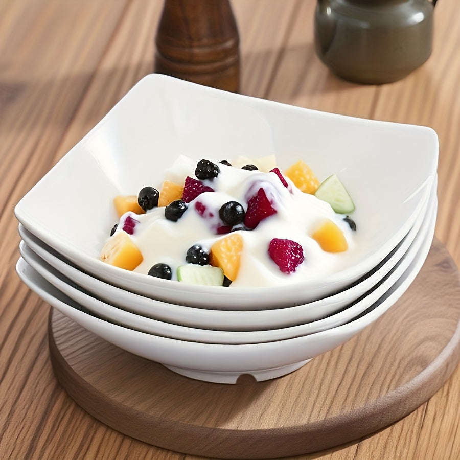 Stackable Dinnerware Bowls 18\u002F6pcs Set Large New Pure White