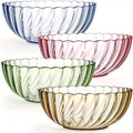 4pcs plastic bowl, 550ml plastic mixing salad bowl