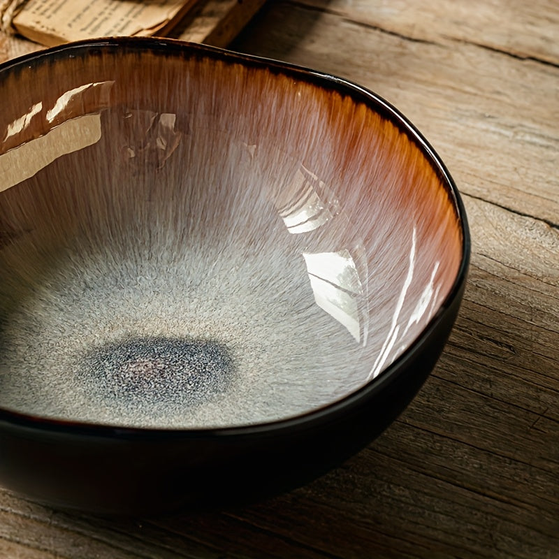 Premium Ceramic Bowl 1pc Extra Thick Ceramic Yunmeng Azure Soup Bowl