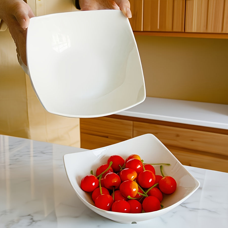 Stackable Dinnerware Bowls 18\u002F6pcs Set Large New Pure White