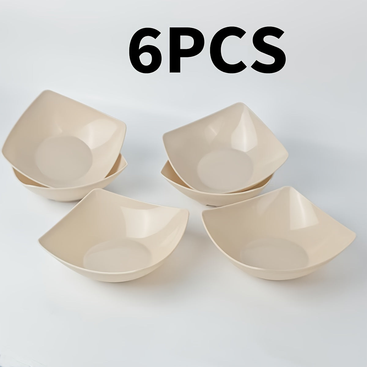 Stackable Dinnerware Bowls 18\u002F6pcs Set Large New Pure White