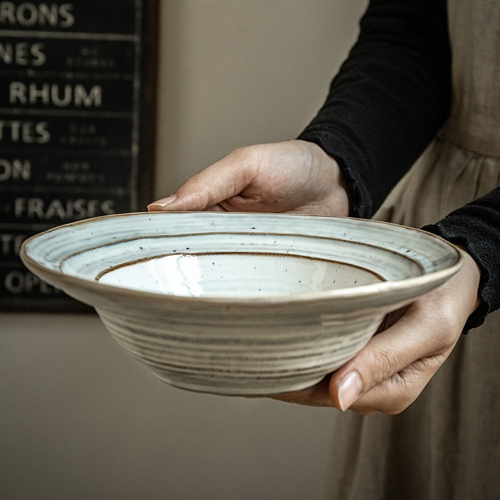 Handmade Ceramic Bowls 2pcs Handmade Ceramic Bowls with Unique Irregular Shapes